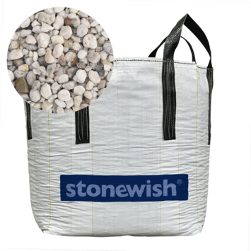 Stonewish Wit grind 8-16 mm - bigbag á 1000 kg