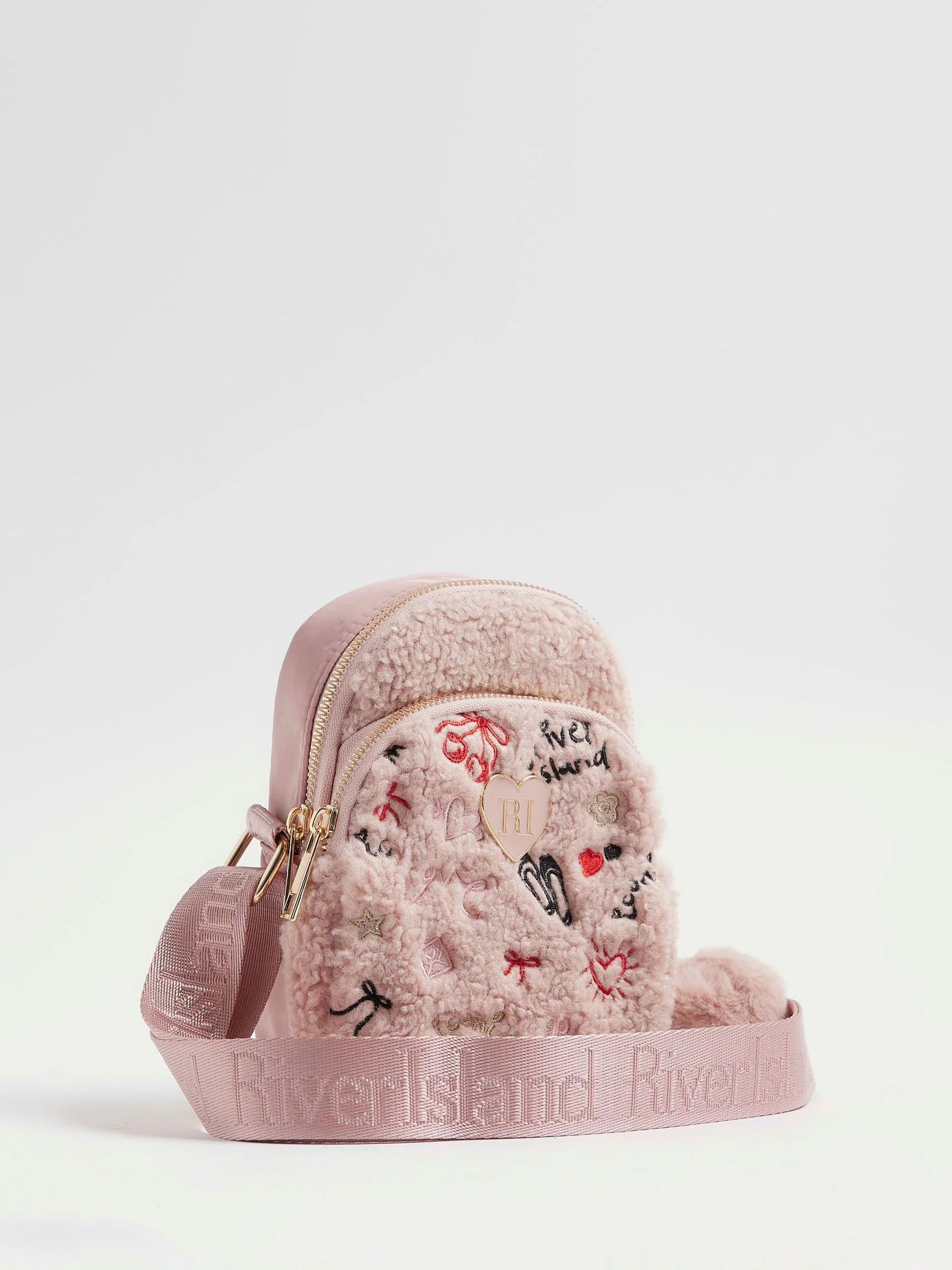 River Island Girls Borg Doodle Festival Bag