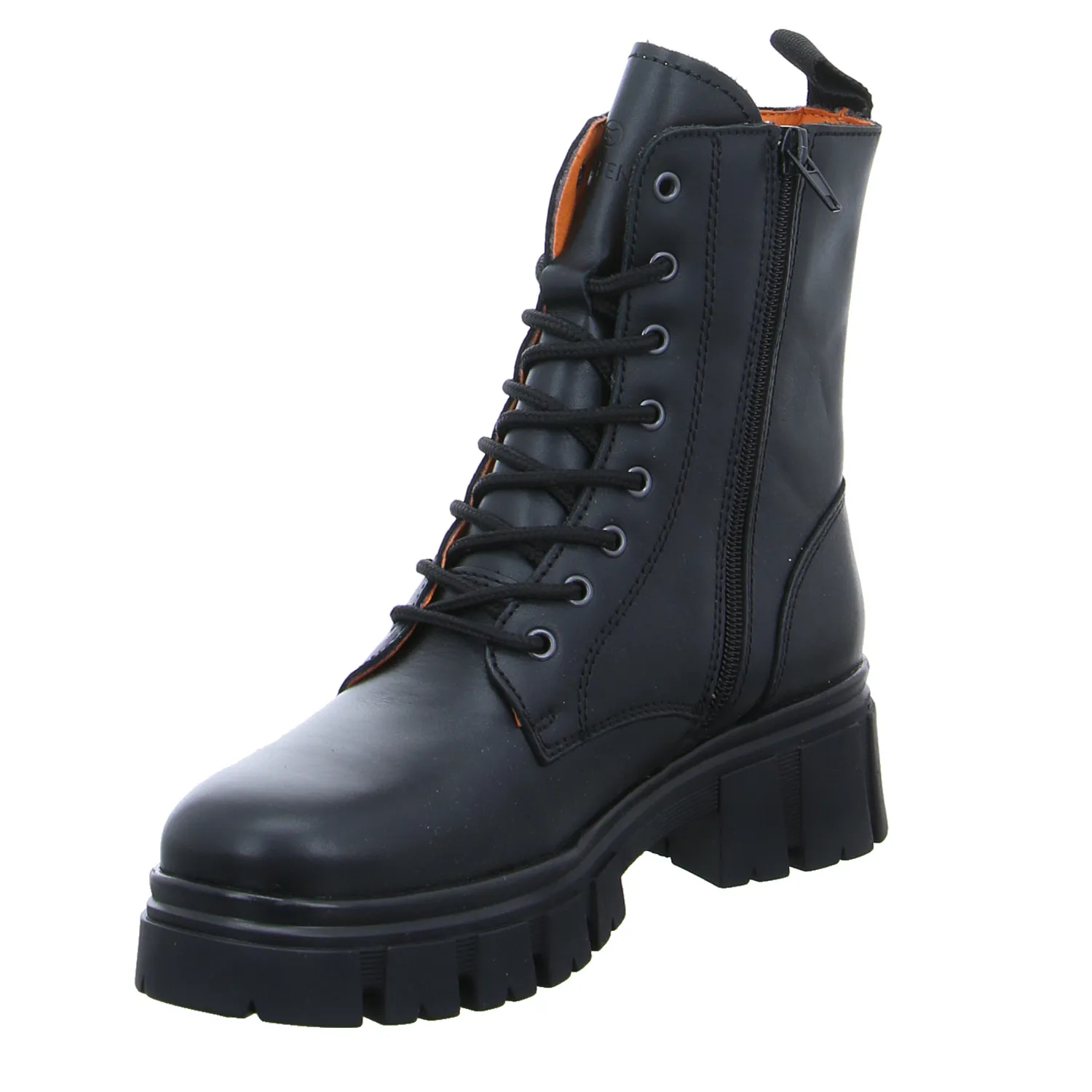 SCHUHENGEL Boot Schwarz Leder