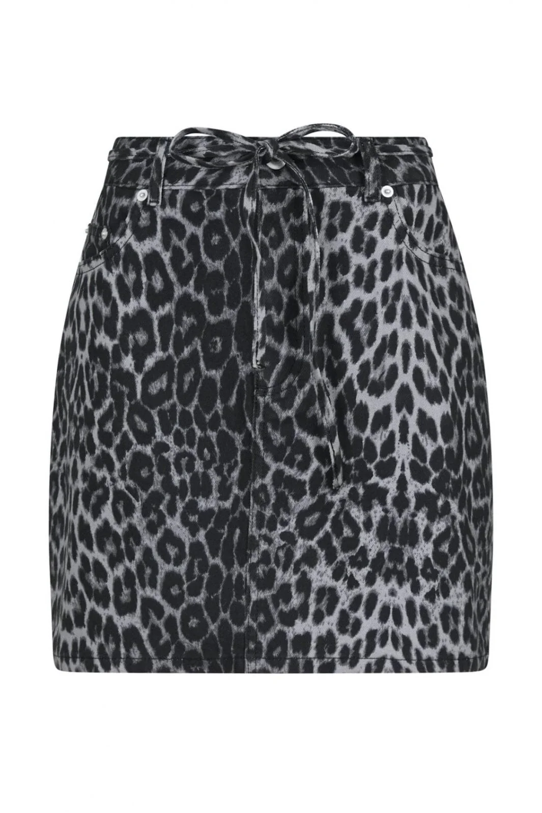 Neo Noir Henrietta Leopard Skirt