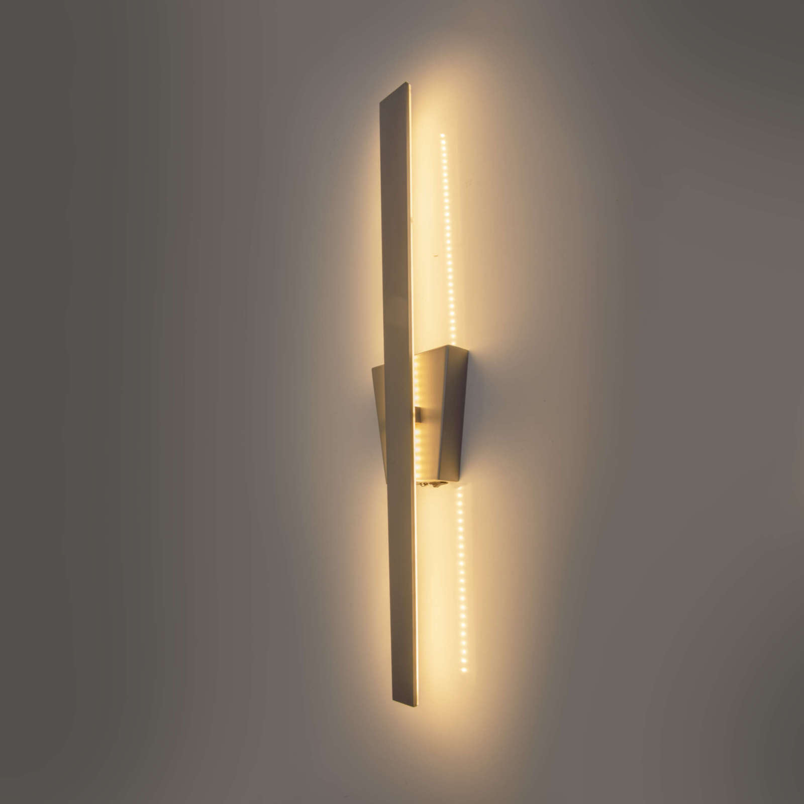 LED-Wandleuchte TREVOR - nickel matt - 62 cm
