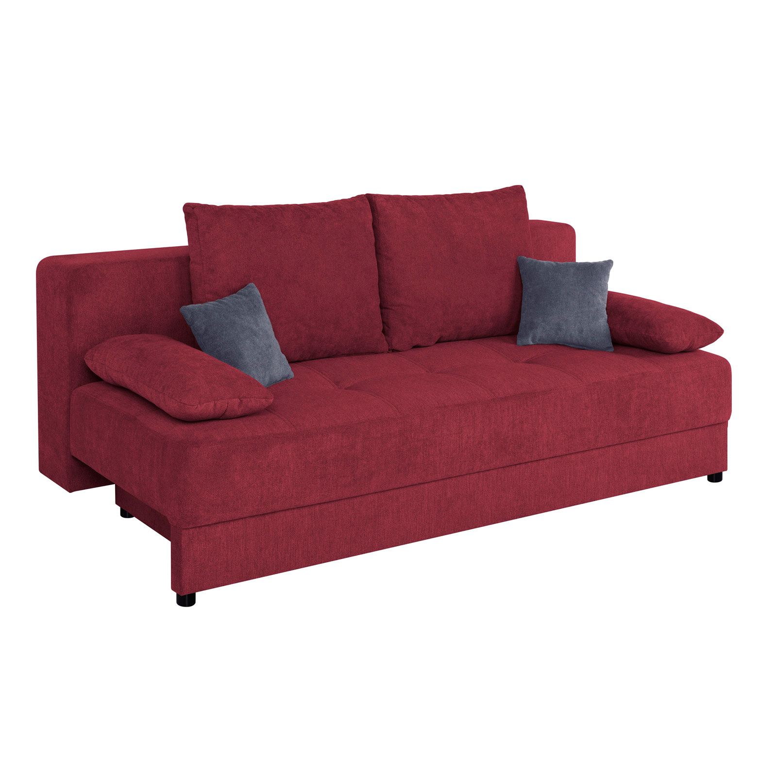 Schlafsofa - berry - Boxspring - mit Staukasten