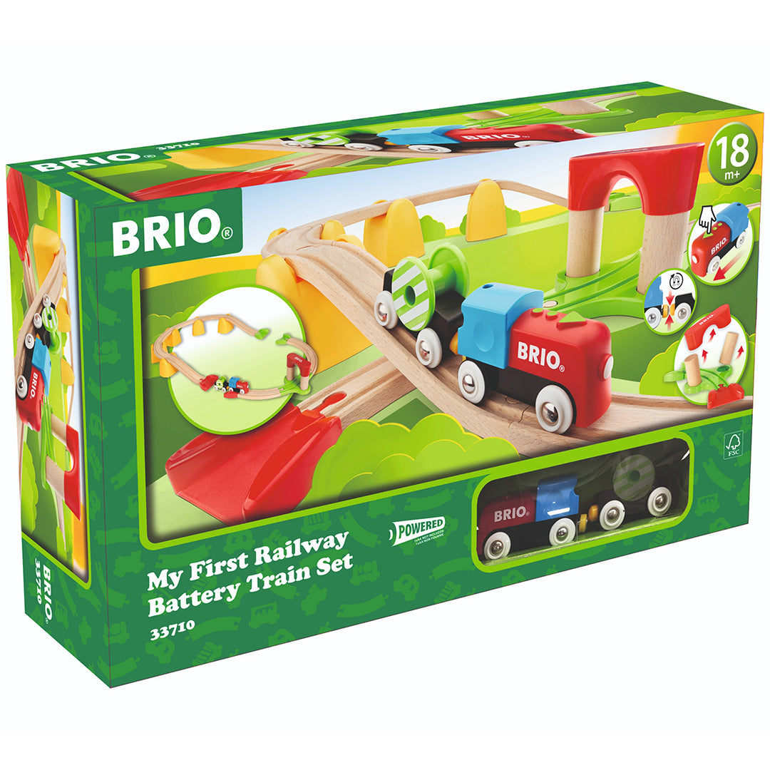 brio treinbaan mijn eerste treinset - 25-delig
