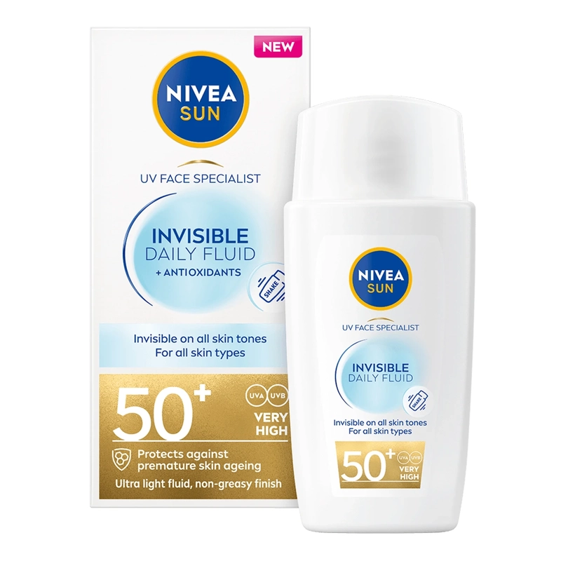 Nivea Invisible Fluid SPF 50+ - 40 ml