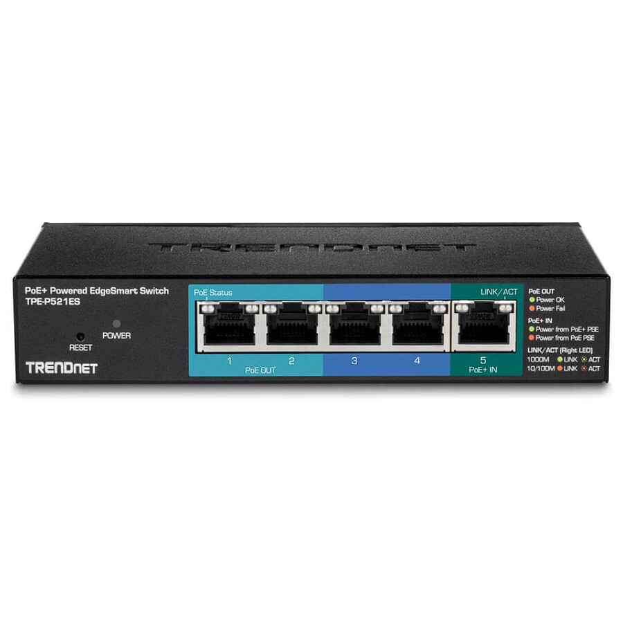 TrendNet TPE-P521ES - Switch 5 ports PoE Gigabit