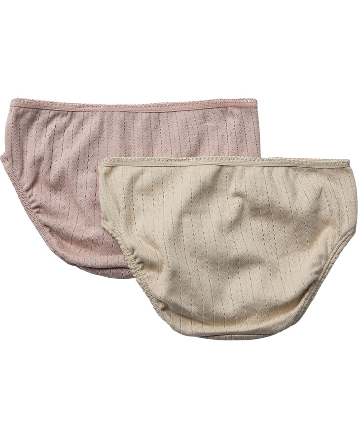 Magasin du Nord Collection Ava briefs 2-Pack - Organic GOTS Adobe rose