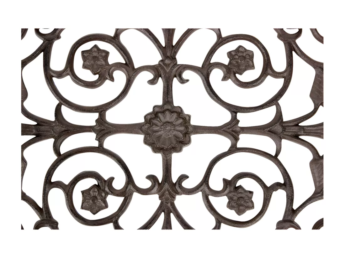 Paillasson rectangulaire fonte Fonte Marron - Décoration d'Autrefois
