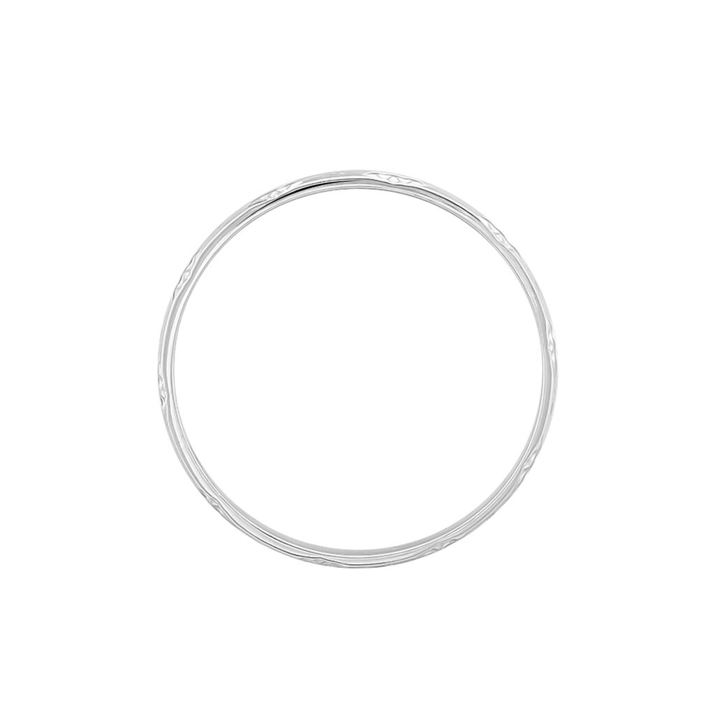 Alliance Phibie Ruban Plat Argent Blanc