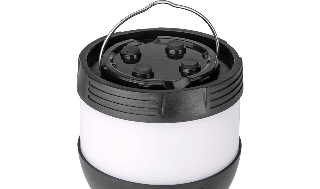Camping lanterne med blæser og powerbank