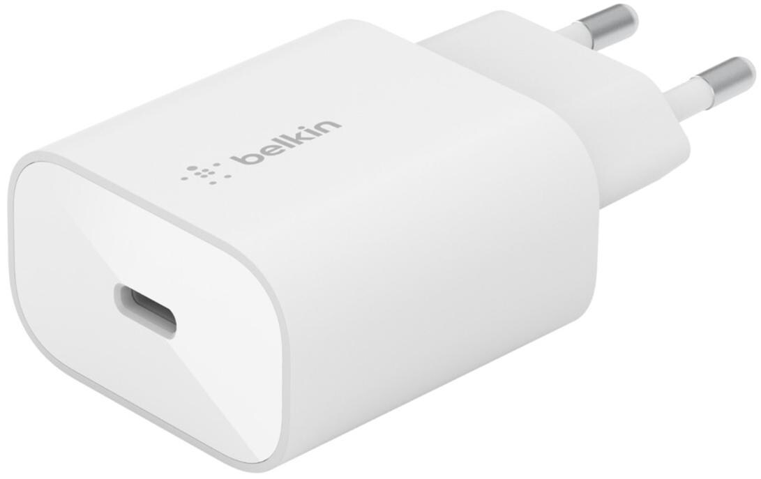 USB-Wandladegerät USB-C PD 3.0 PPS 25 WSchnellladefähiges USB-C Ladegerät mit USB-C/Lightning-Kabel