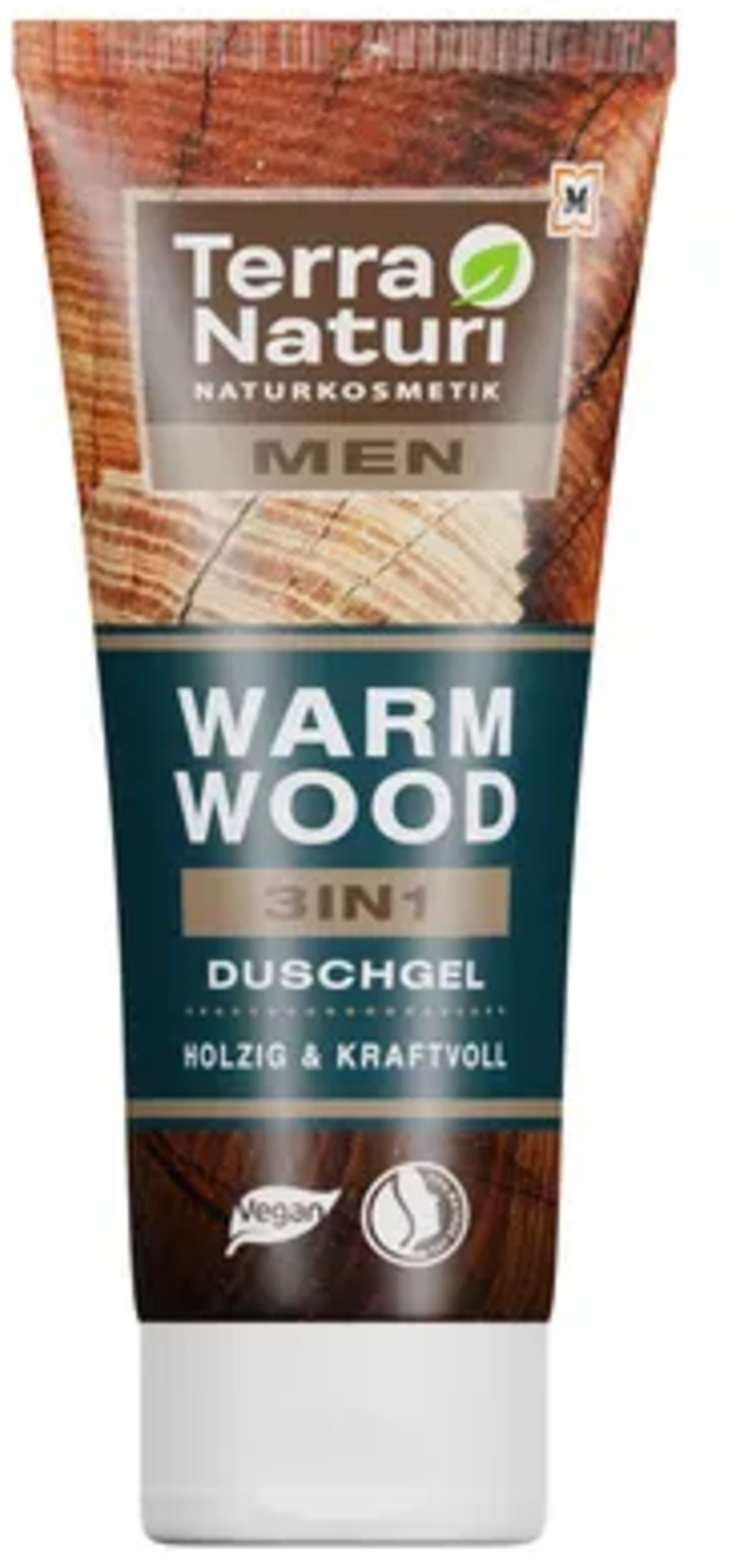 Terra Naturi  MEN WARM WOOD 3IN1 Duschgel, 200 ml