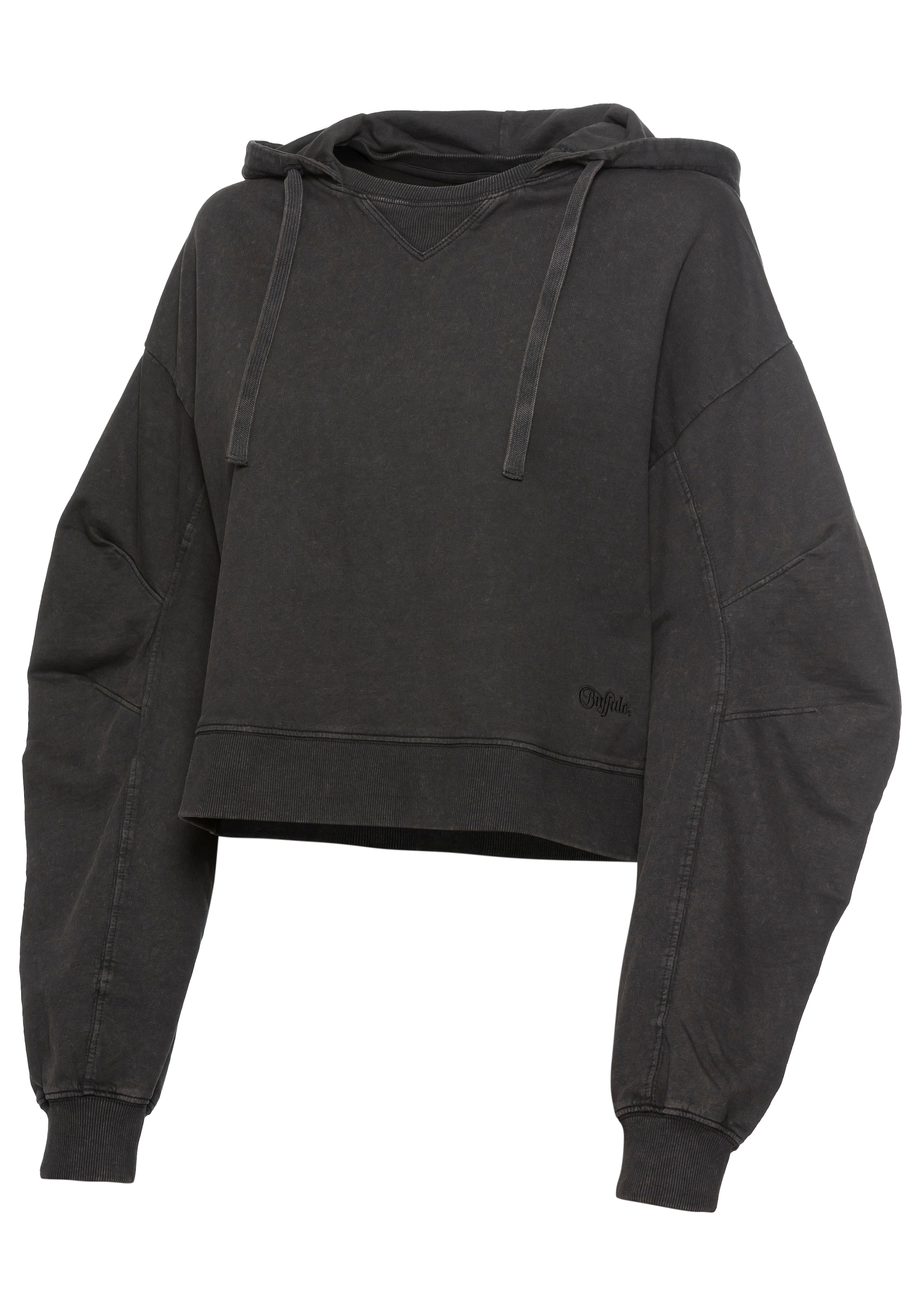 Buffalo Hoodie, 1 Stk. Kapuzenpullover im Used-Look, Loungewear