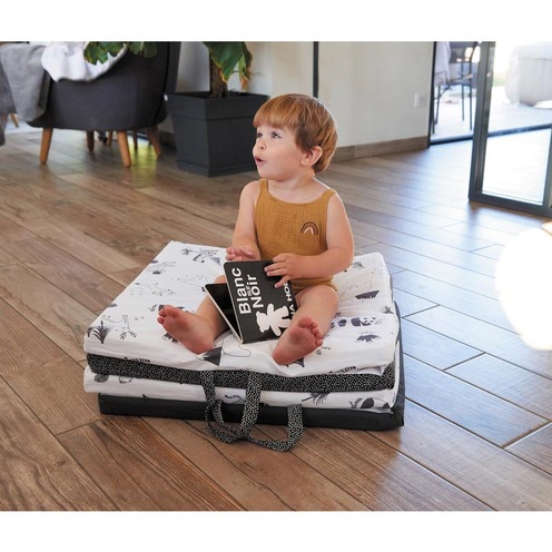 Tapis de motricité Black & white experience - CANDIDE