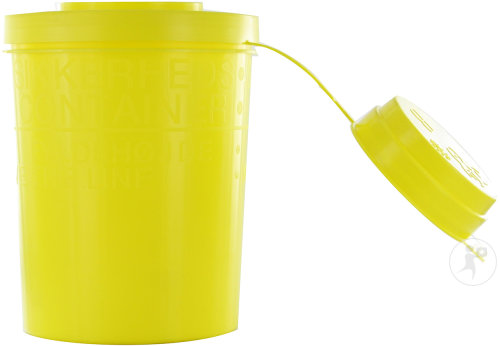 Récipient Pour Aiguilles 500ml Jaune 1 Pièce