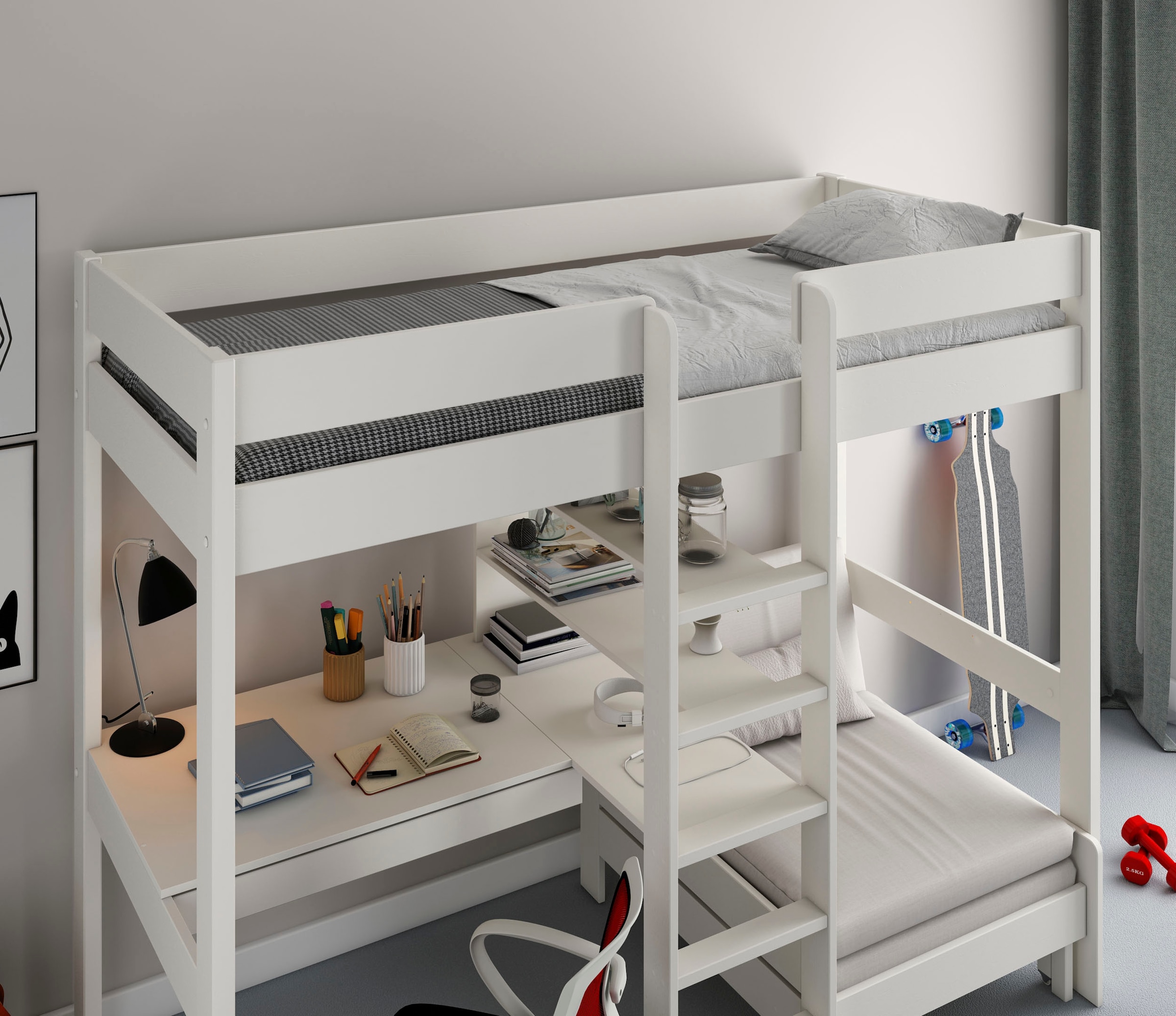 Lüttenhütt Hochbett »Stockbett, Kinderbett, 