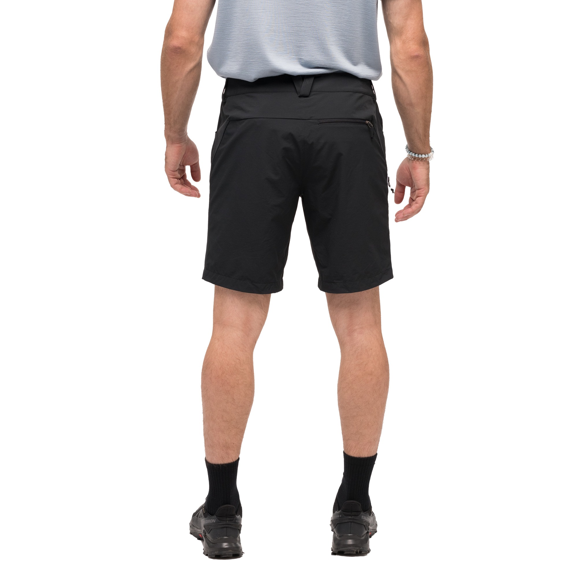 Vaagaa Light Softshell Shorts Herre Black/Husky Blue