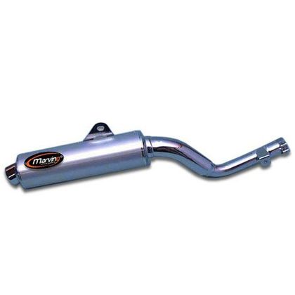 Silencieux Marving embout chrome - Gris
