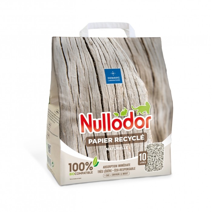 Litière 100% naturelle papier