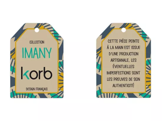 Verre à eau à motifs imany (Lot de 6)