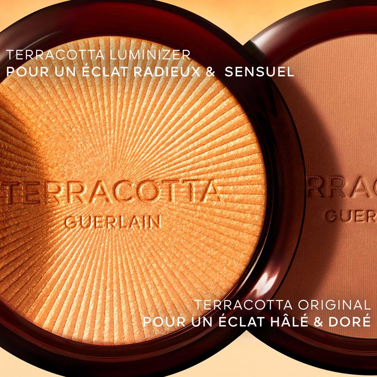 GUERLAIN Terracotta Luminizer La Poudre Enlumineur - 96% d'ingrédients d'origine naturelle Éclat scintillant &  doré