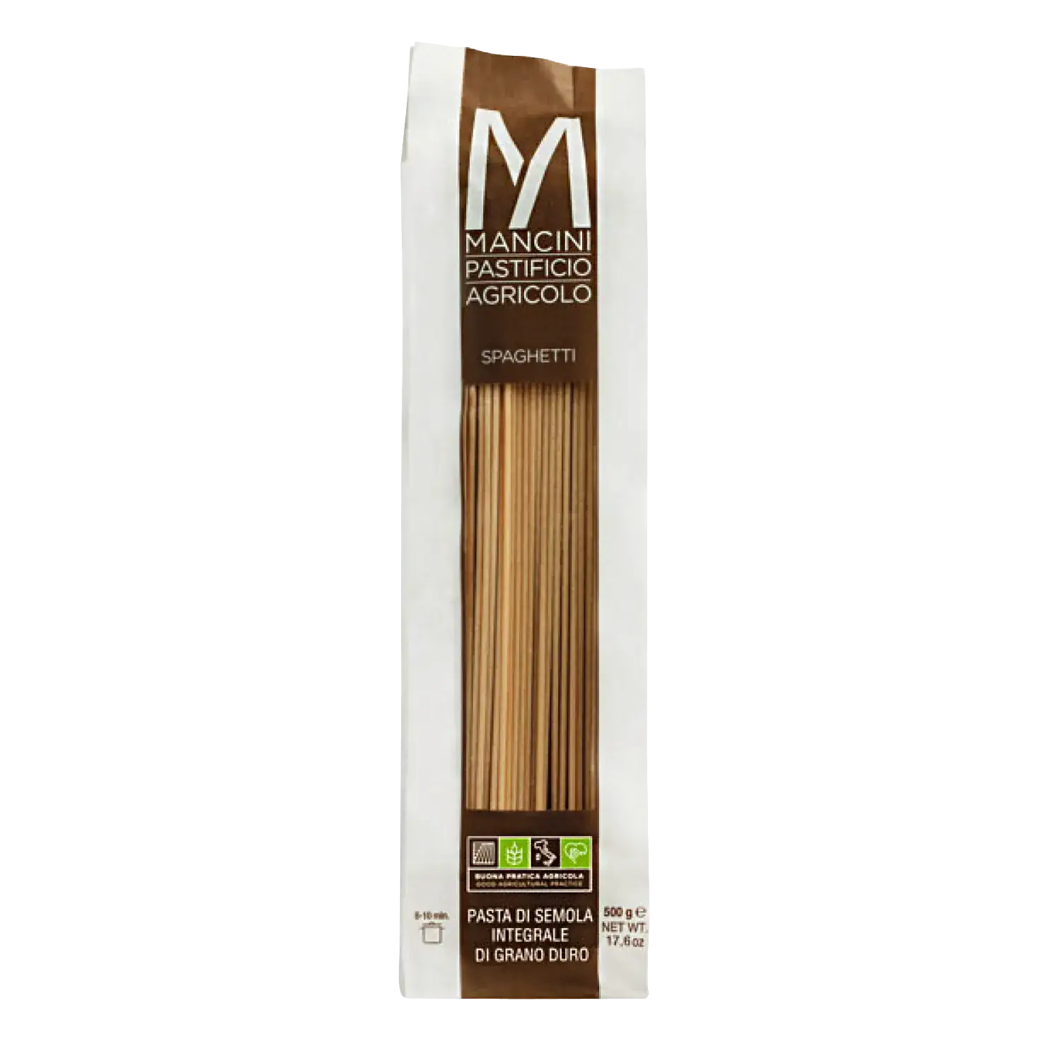 Vollkorn-Spaghetti Integrale 500g, Pasta Mancini