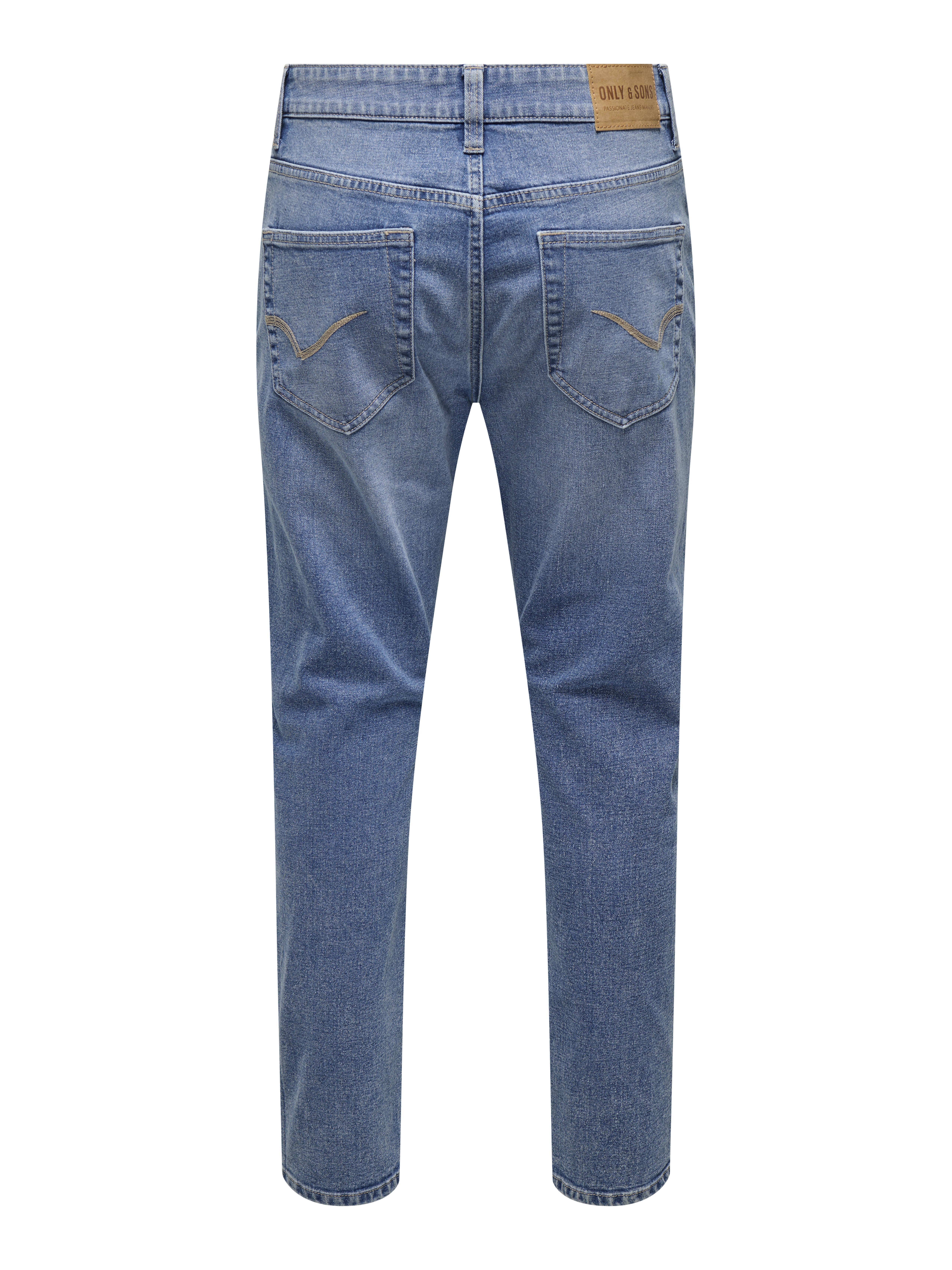 ONLY & SONS tapered fit jeans ONSROPE blauw