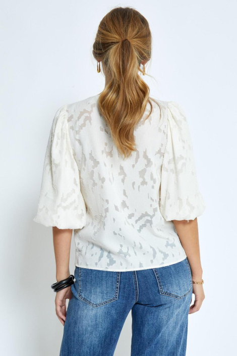 Peppercorn beige dames blouse