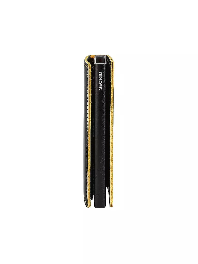 SECRID Geldbörse - Slimwallet MATTE black & ochre schwarz