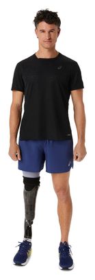 Short 2-en-1 Asics Road 5in Bleu Homme