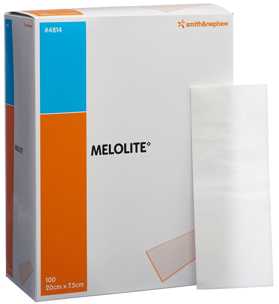 MELOLITE Wundkompresse 20cmx7.5cm steril Btl 1 Stk