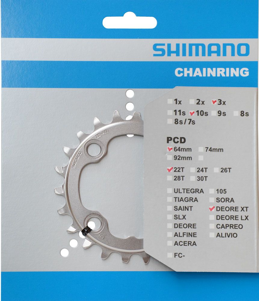 Shimano XT Kettenblatt für FC-M782 22 Zähne (AN) kaufen | Bike-Discount