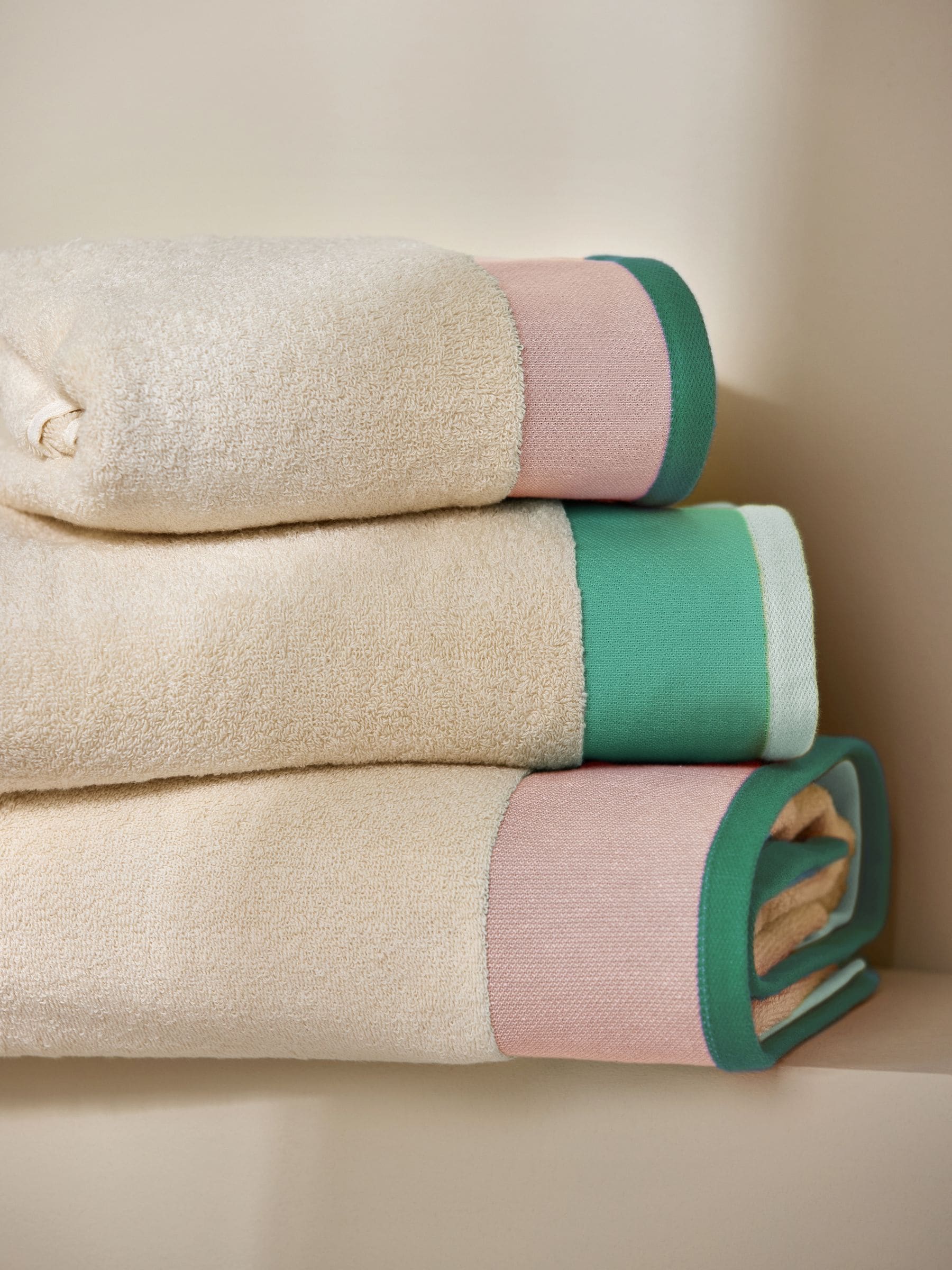 MADE.COM Dax Border Towel