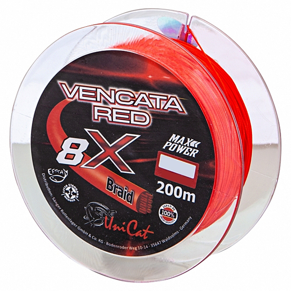Tresse Unicat Vencata Red 8x Braid