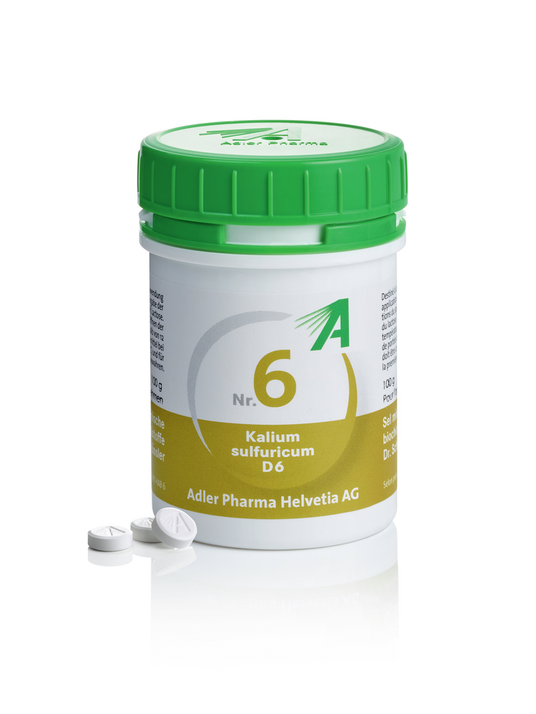 ADLER Nr6 Kalium sulfuricum Tabl 6 D 250 g