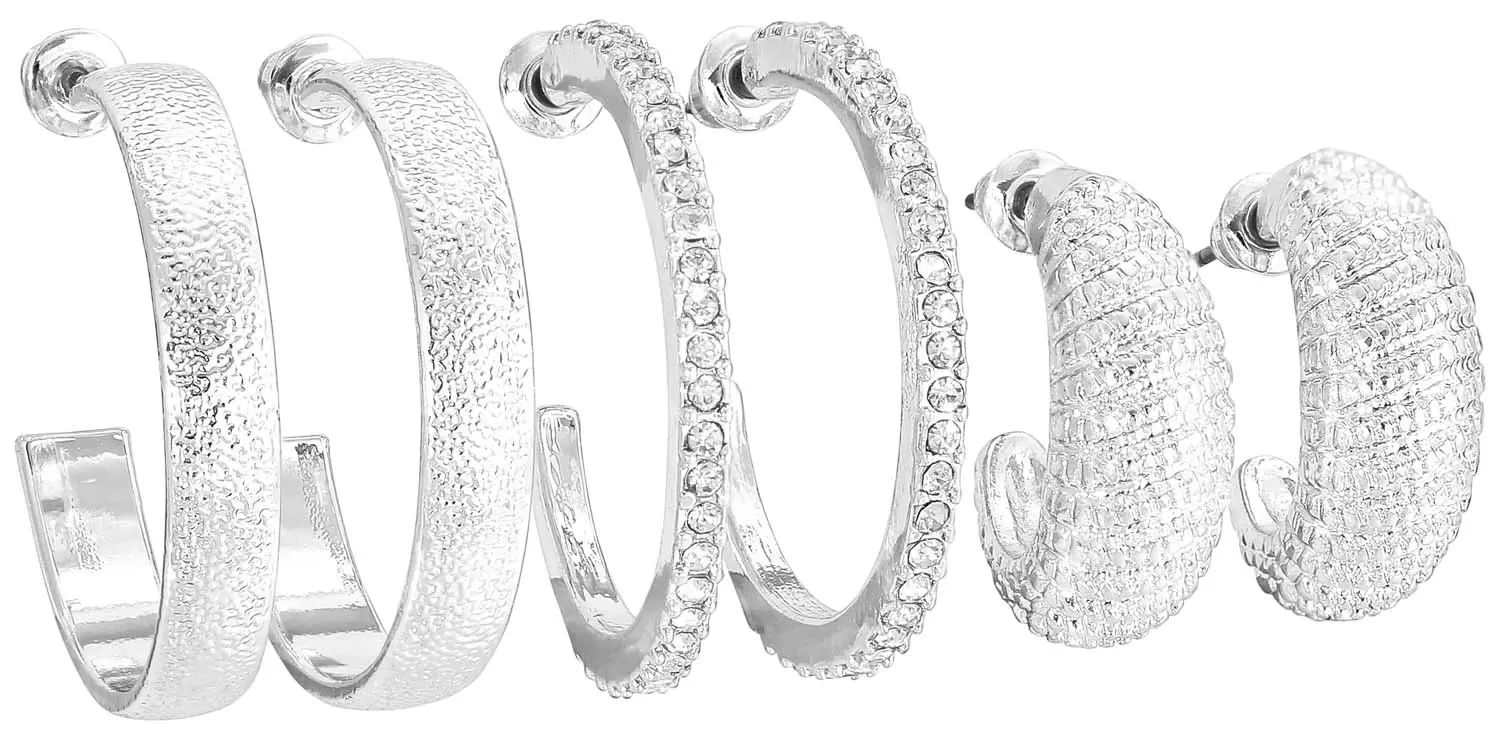Creolen-Set - Silver Necessaries