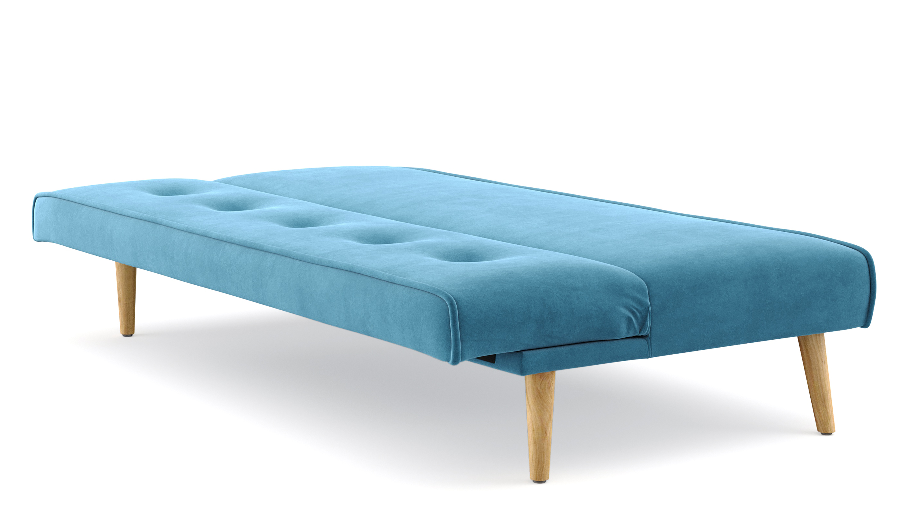 Schlafsofa Samt LEA türkis