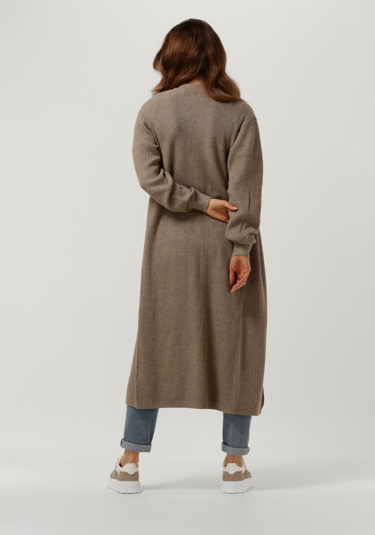 OBJECT bruine object vest malena l/s knit long cardigan