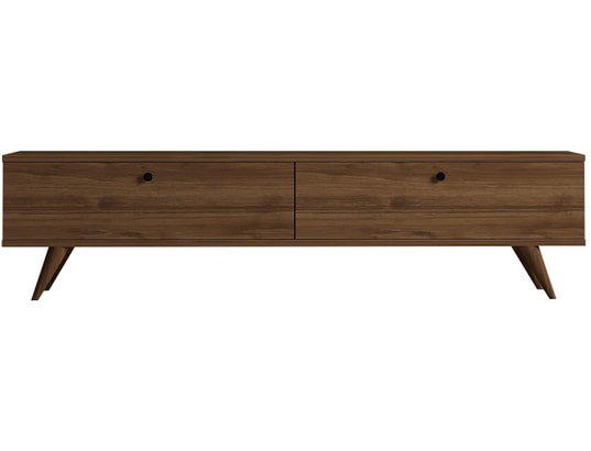 CONCEPT1 - Meuble TV Paris - Noyer 160 x 40 x 25