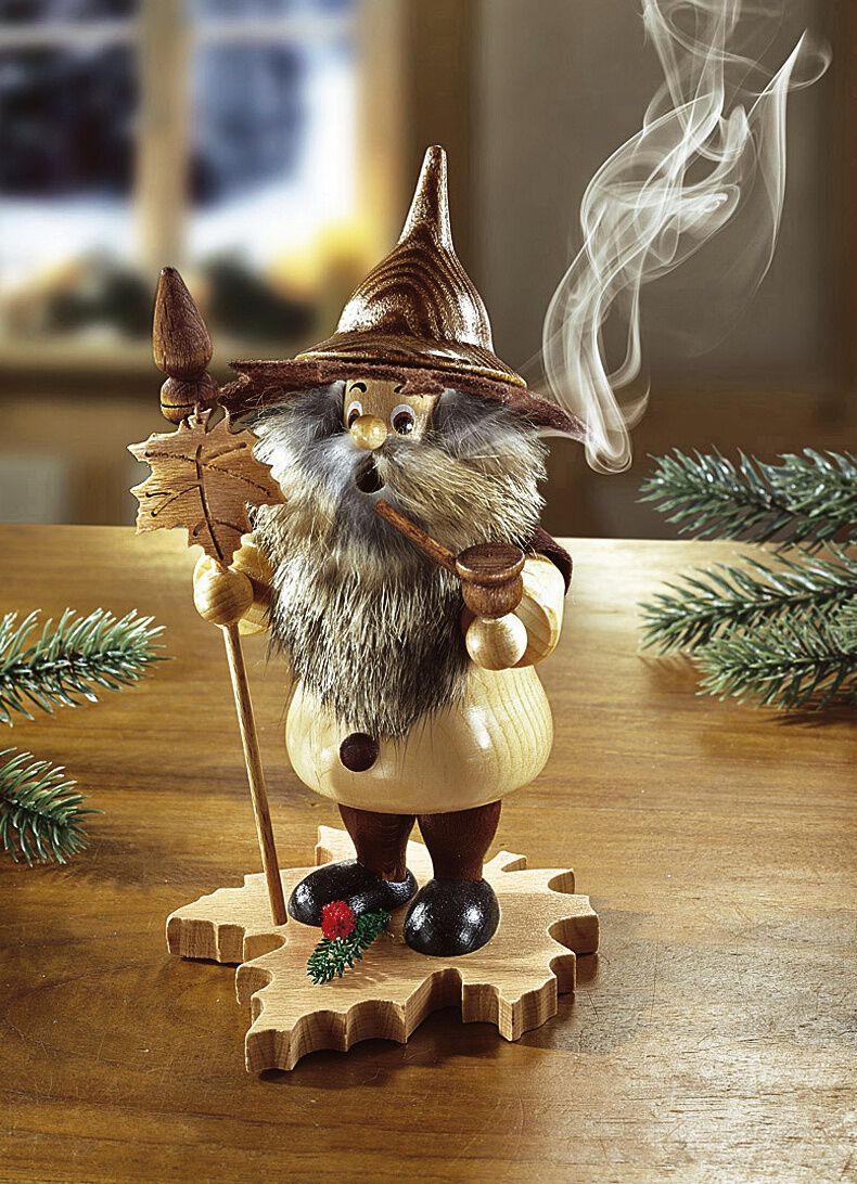 Räuchermännchen mit flauschigem Rauschebart