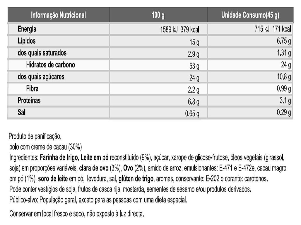 PANDORINO DULCESOL CHOCOLATE 3UN 135G