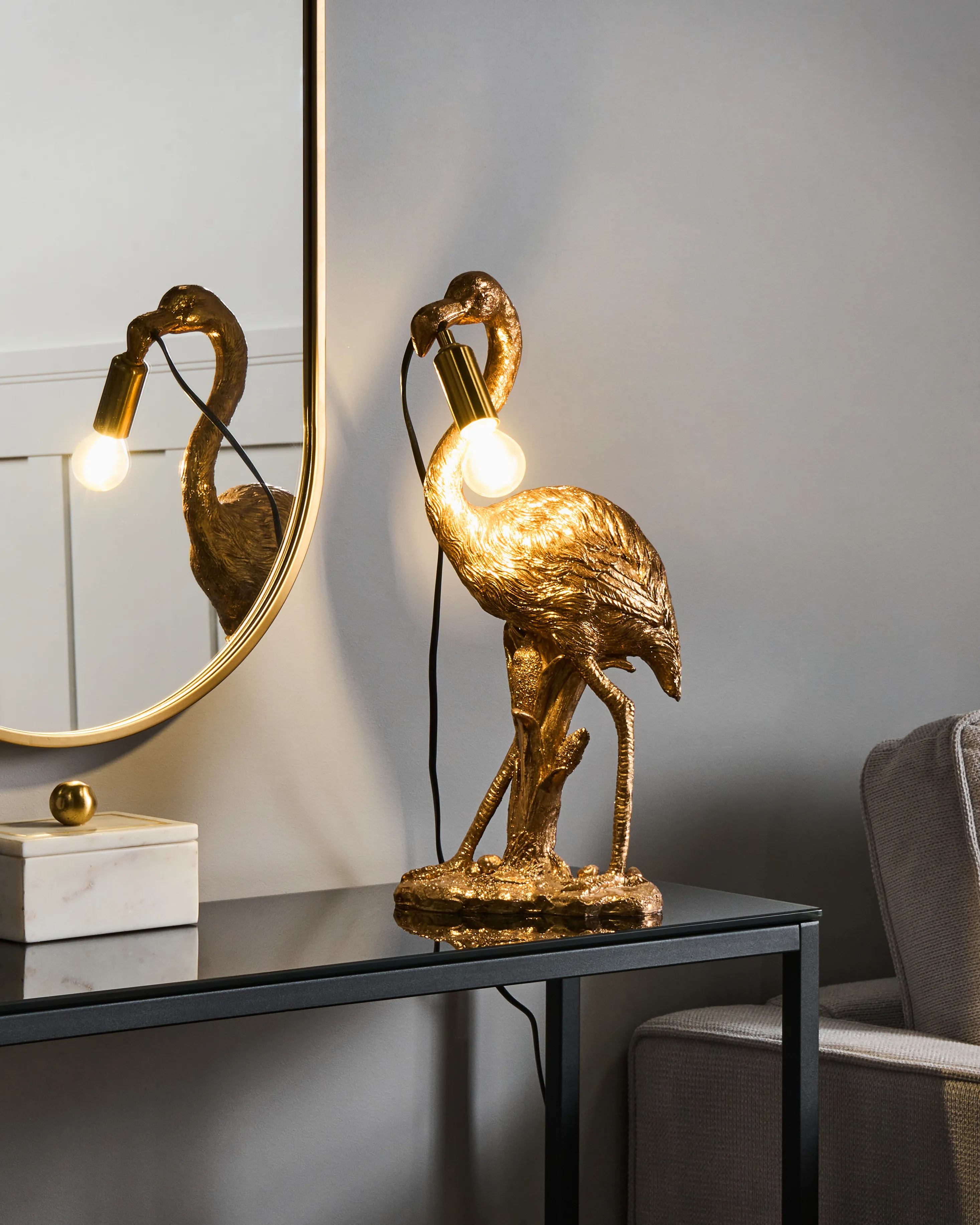 Tafellamp Flamingo VICE Goud