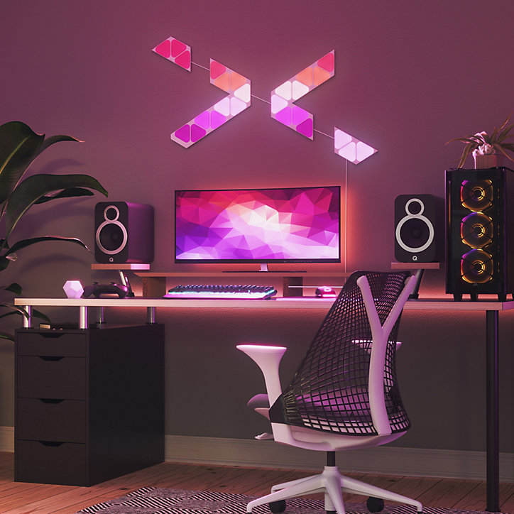 Kit d'extension Nanoleaf Shapes mini triangles 10 panneaux LED