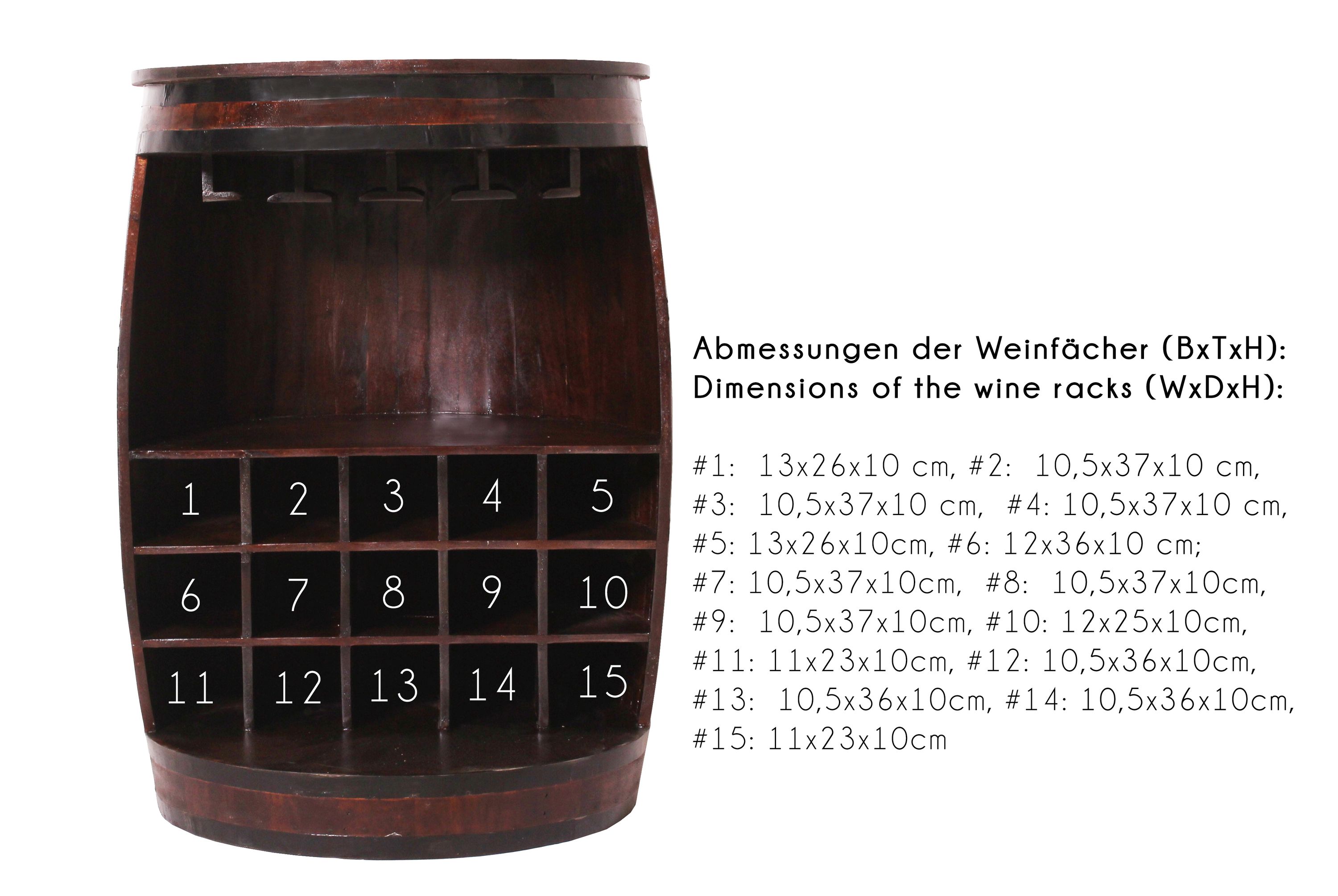 Barschrank Altholz Flaschenregal Standregal Weinregal Standregal Regal