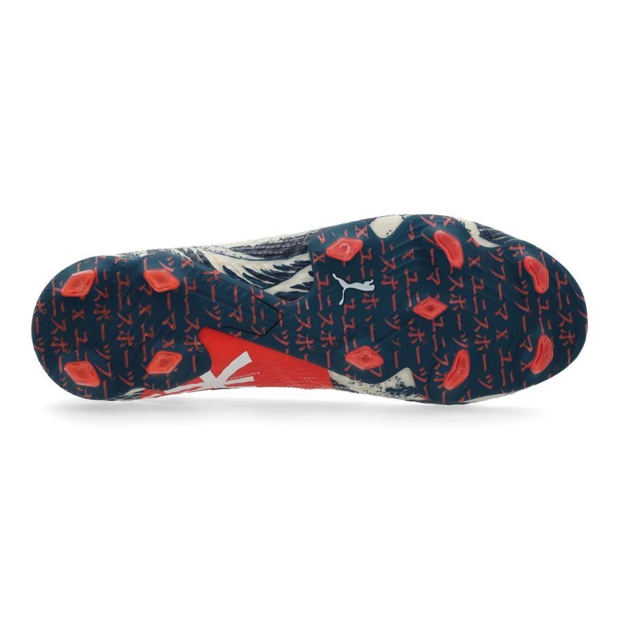 PUMA X Unisport Future 7 Ultimate FG/AG Great Wave - Sugared Almond/Active Red/Ocean Tropic ÉDITION LIMITÉE