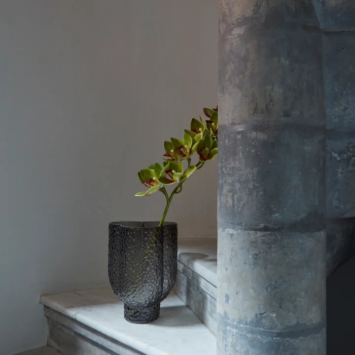 AYTM - Arura Trio Vase, H 25 cm, schwarz