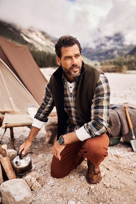 Sweatweste, OEKO-TEX, Teddyfutter, Stehkragen, bis 8 XL
