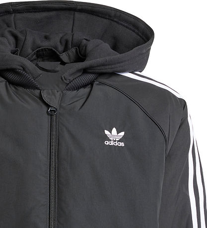 adidas Originals Steppjacke - Schwarz m. Weiß