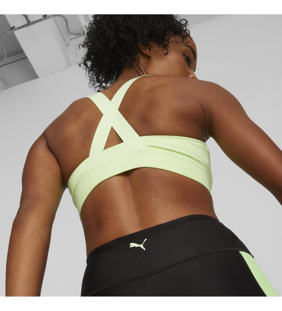 Sutiã de treino Puma Fit Mid Impact, verde