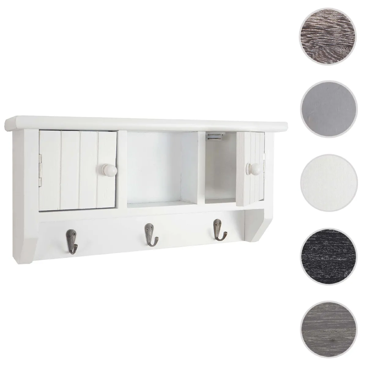 Armoire à clés HWC-A48 - Blanc - Mendler