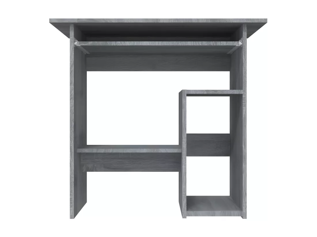 Bureau Sonoma gris 80x45x74 cm Bois d'ingénierie